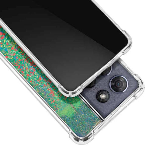 Poppy Field by Gustav Klimt Moto G Power 5G (2025) Clear Case